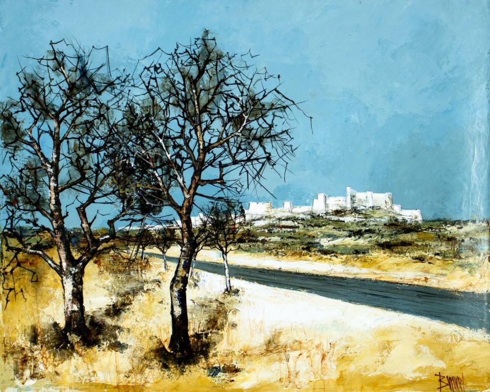 Manuel Monton Bunuel comparable auction result: manuel monton bunuel spain 1940 oil painting