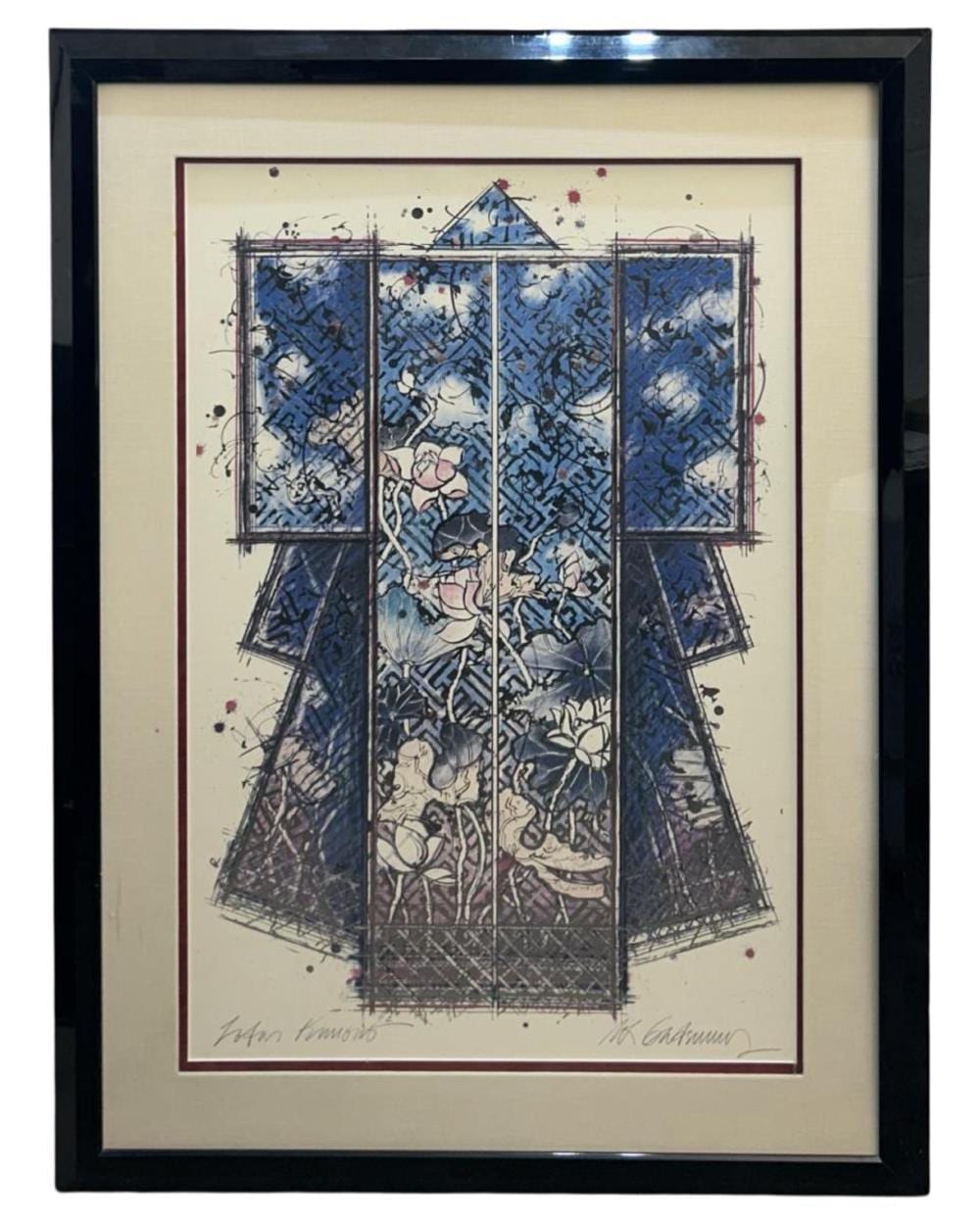William Gatewood comparable auction result: signed william gatewood serigraph