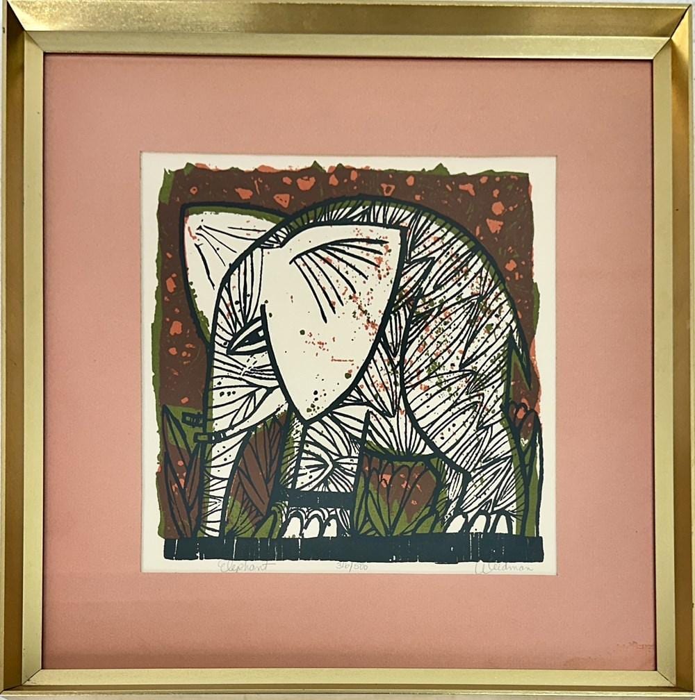 David Weidman comparable auction result: david weidman elephant
