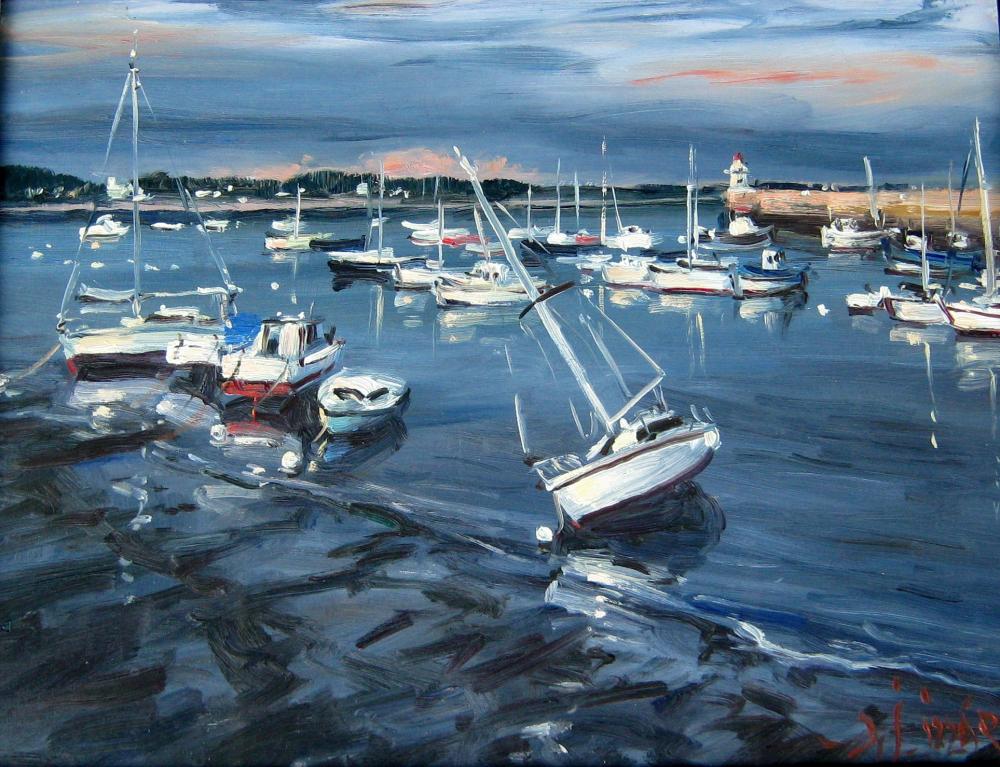 Daniel Izzard comparable auction result: daniel izzard canadian 1923 2007 brittany mood carmac france