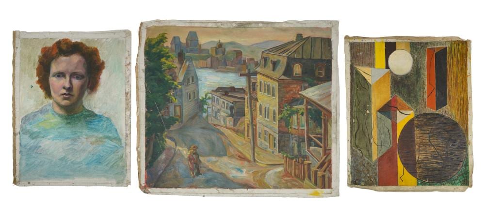 Frank Wallace comparable auction result: frank wallace oil on canvas archive