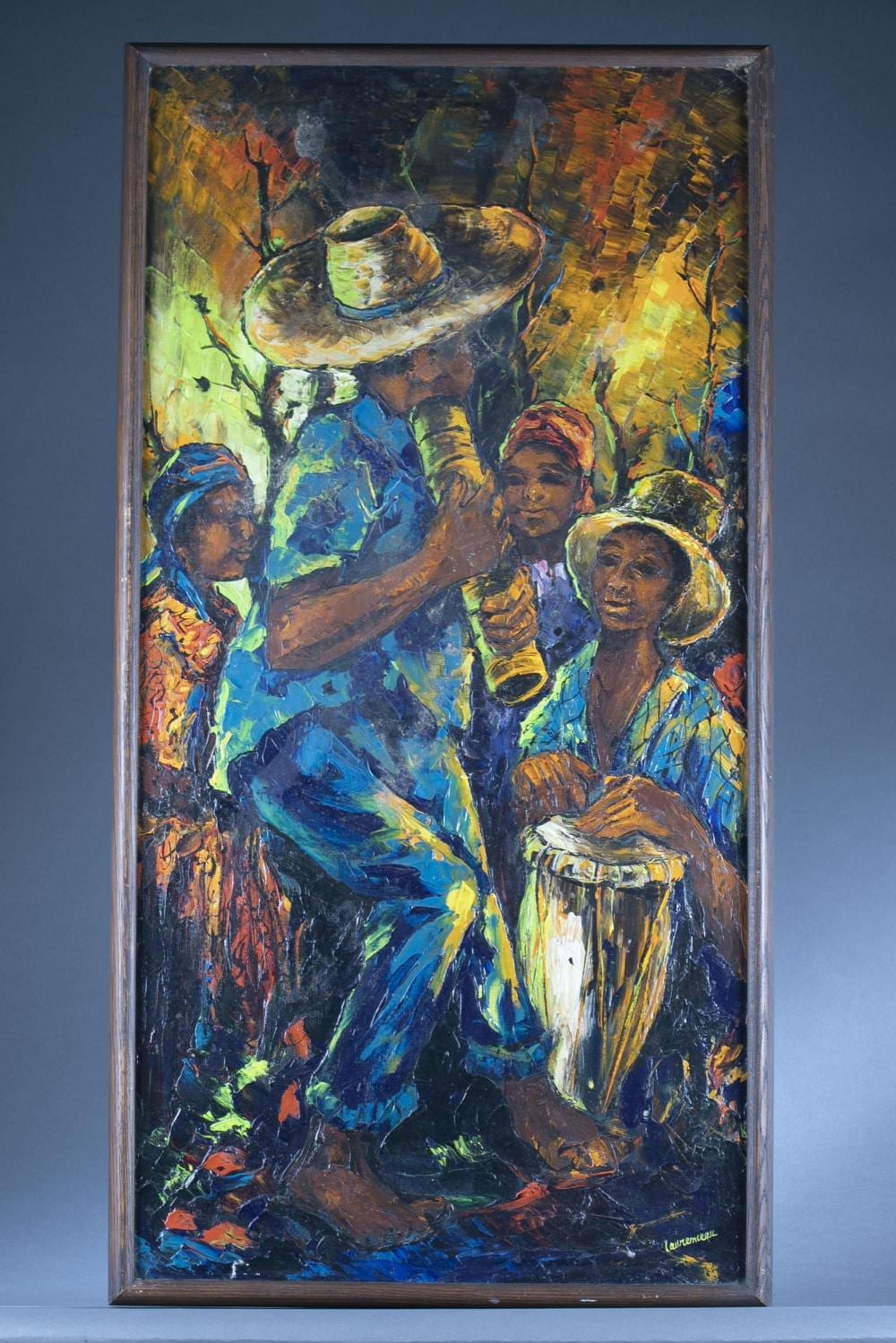 Lyonel Laurenceau comparable auction result: lyonel laurenceau musicians o c