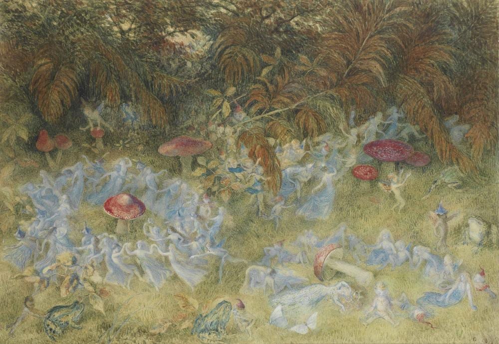richard doyle british 1824 1883 fairy rings and toadstools · Bonhams · 2024-09-25 Richard Doyle comparable auction result: richard doyle british 1824 1883 fairy rings and toadstools