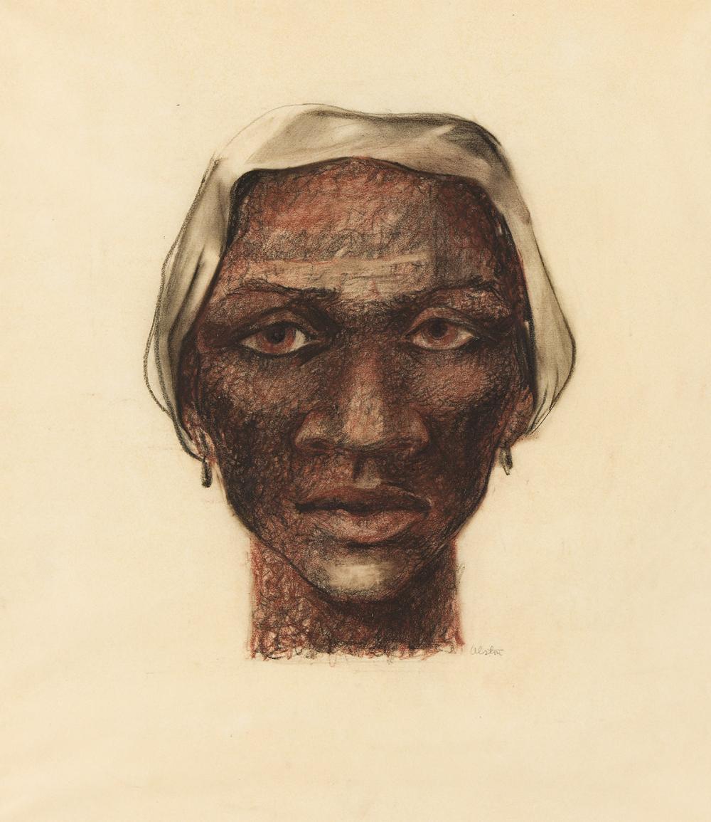 Charles Henry Alston comparable auction result: charles henry alston 1907 1977 head