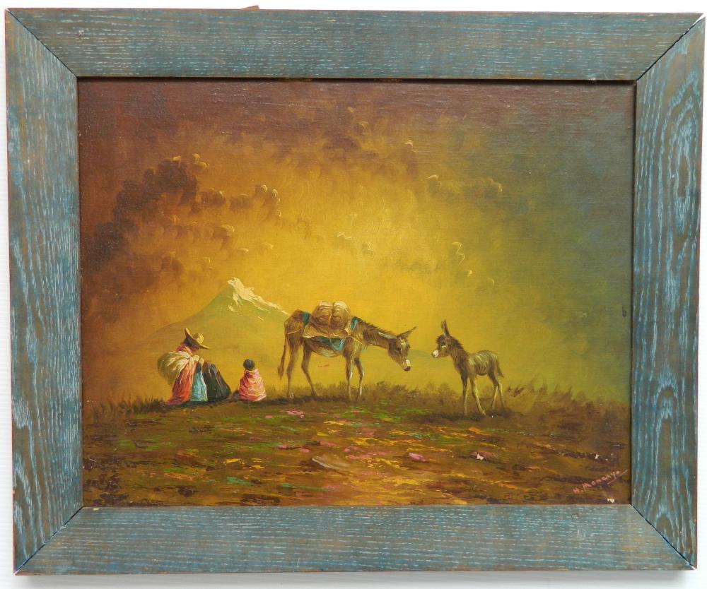 Hector Moncayo comparable auction result: hector moncayo mexican 1895 1984 oil