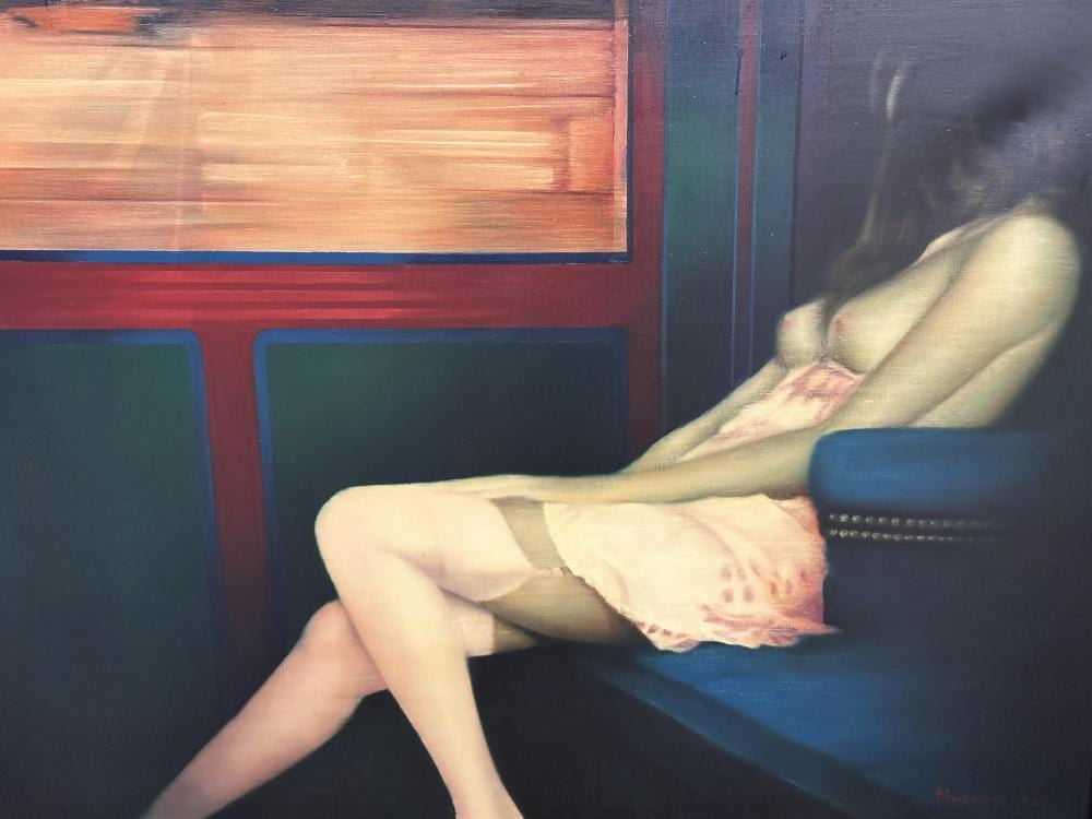 ? Mackowiak comparable auction result: erwin mackowiak 1926 2006 orient express 1972 huile sur toile dimensions 129 x 162 cm