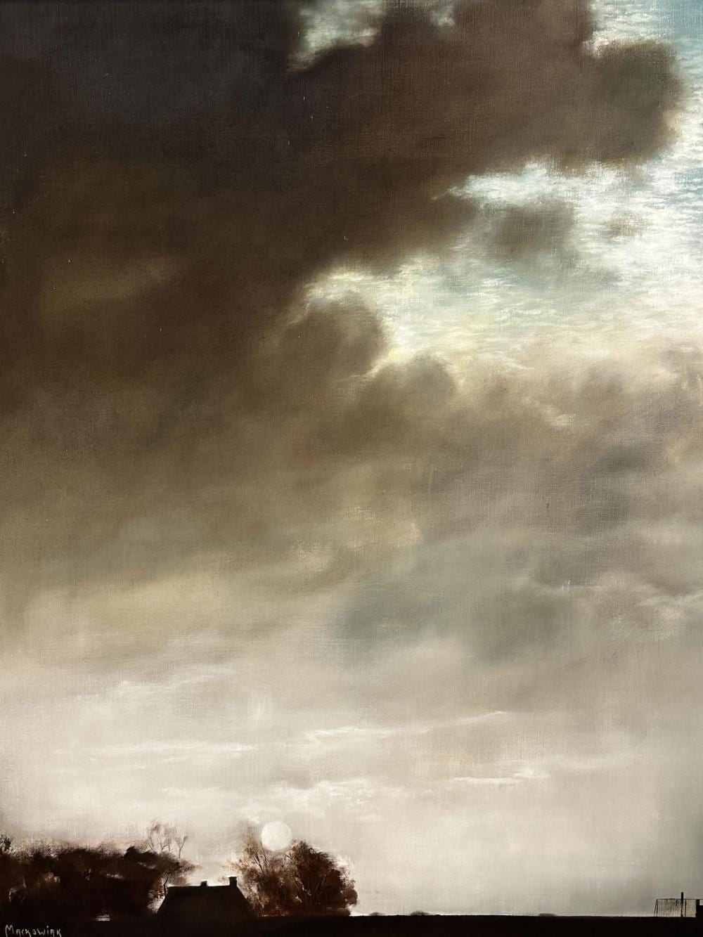 ? Mackowiak comparable auction result: erwin mackowiak 1926 2006 l arriv e de la temp te 1979 huile sur toile dimensions 120 x 100 cm