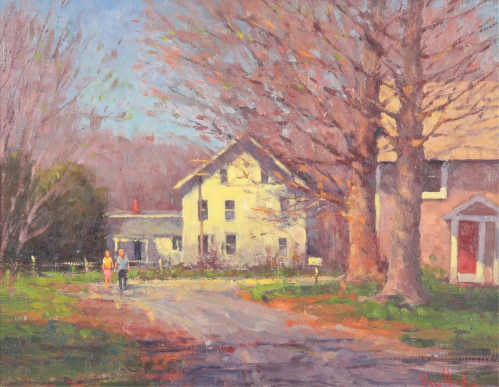 George Van Hook comparable auction result: george van hook autumn lane o c