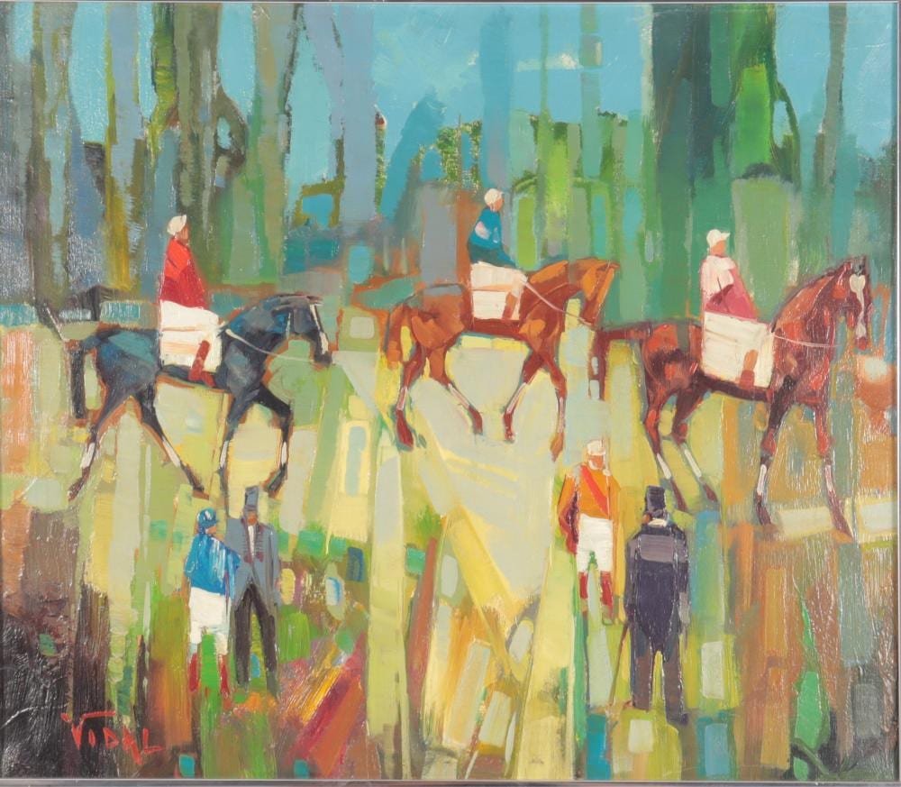louis vidal racehorse jockey o c · Litchfield Auctions · 2024-09-25 Louis (1831) Vidal comparable auction result: louis vidal racehorse jockey o c