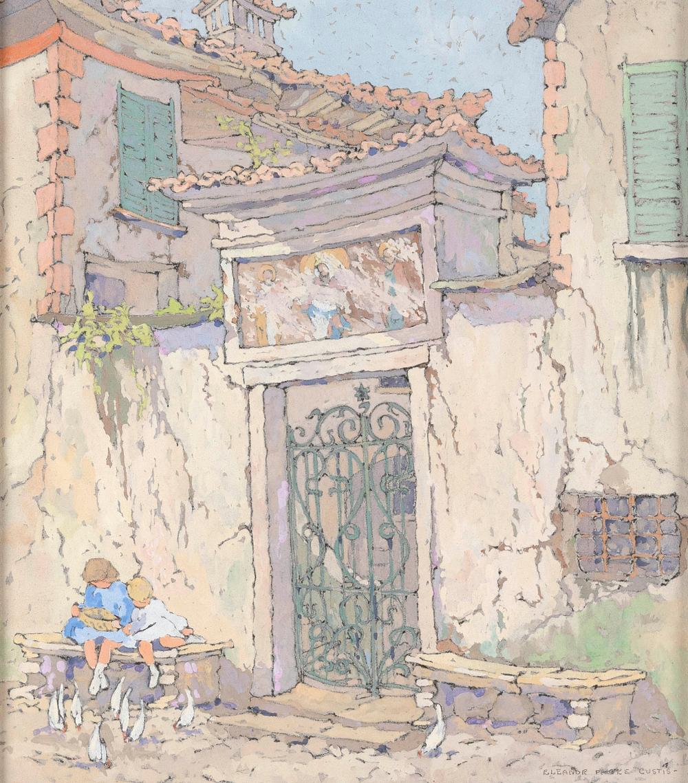 Eleanor Parke Custis comparable auction result: eleanor parke custis washington d c massachusetts 1897 1983 the gateway gouache on paper 15 75 x 13 75 framed 24 x 22 5