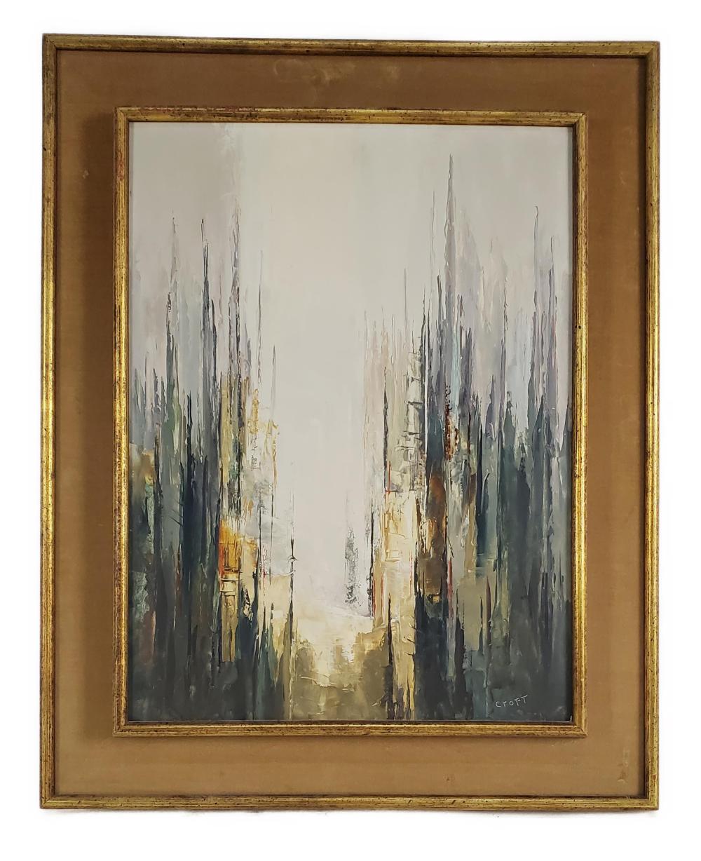 Lewis Scott Croft comparable auction result: lewis scott croft canadian 1911 1980 abstract composition signed croft lower right oil on board 16 x 12 framed 20 3 4 x 16 3 4