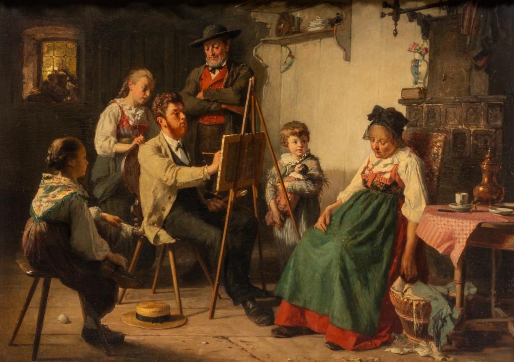 Théodore Gérard comparable auction result: th odore g rard 1829 1895 le mod le endormi 1875 oil on mahogany 49 x 68 cm 19 2 x 26 7 in frame 68 x 87 cm 26 7 x 34 1 4 in