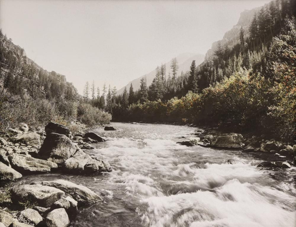 Asahel Curtis comparable auction result: asahel curtis the rushing river silver orotone