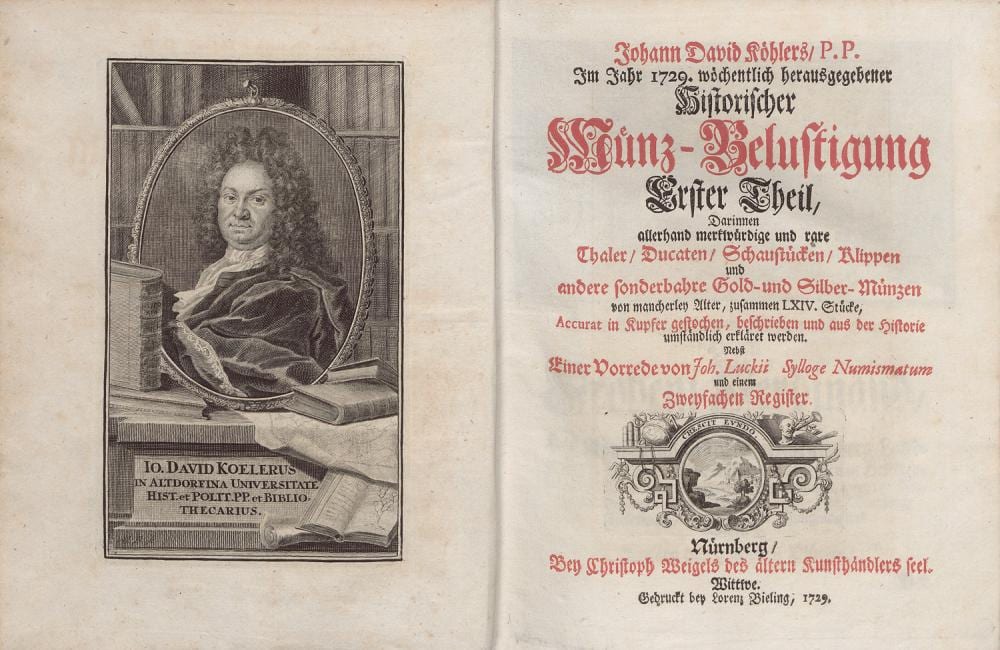 Hannelore Cremers-Köhler comparable auction result: k hler johann david historischer m nz belustigung erster bis zwey und zwanzigster theil