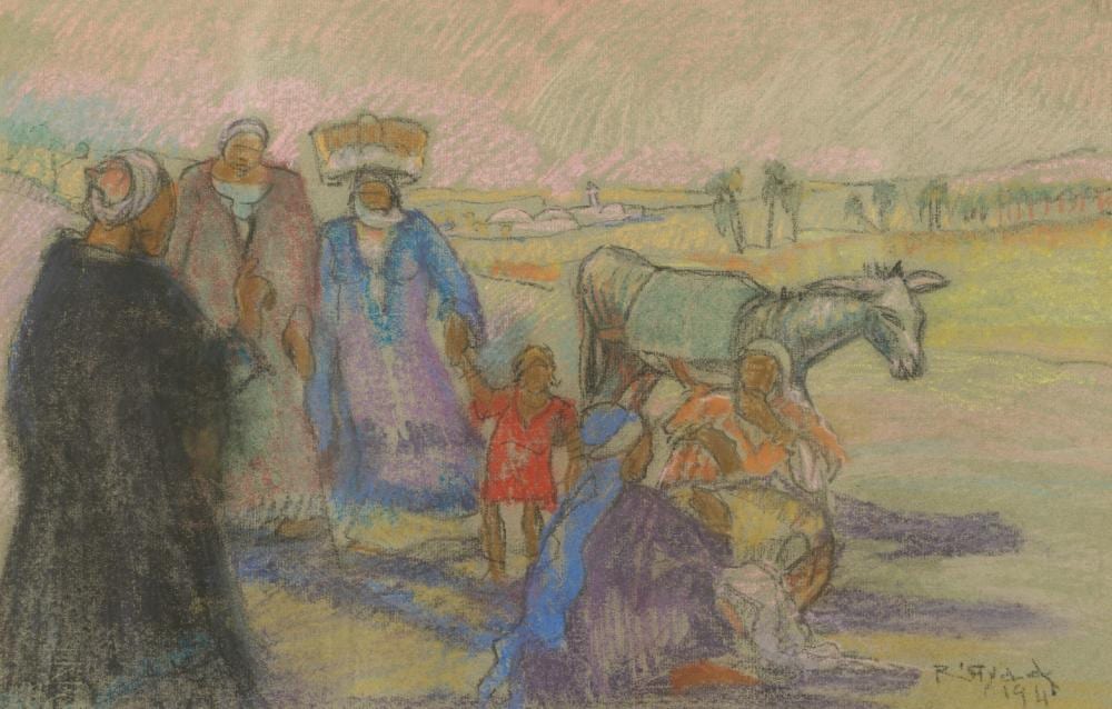ragheb ayad gypte 1892 1982 sc ne de village · Bonhams · 2024-09-26 Ragib Ayyad comparable auction result: ragheb ayad gypte 1892 1982 sc ne de village
