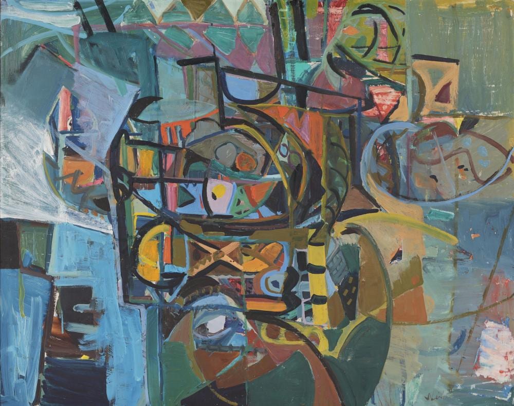 Jakob Weidemann comparable auction result: jakob weidemann 1923 2001 composition approx 1950 cd