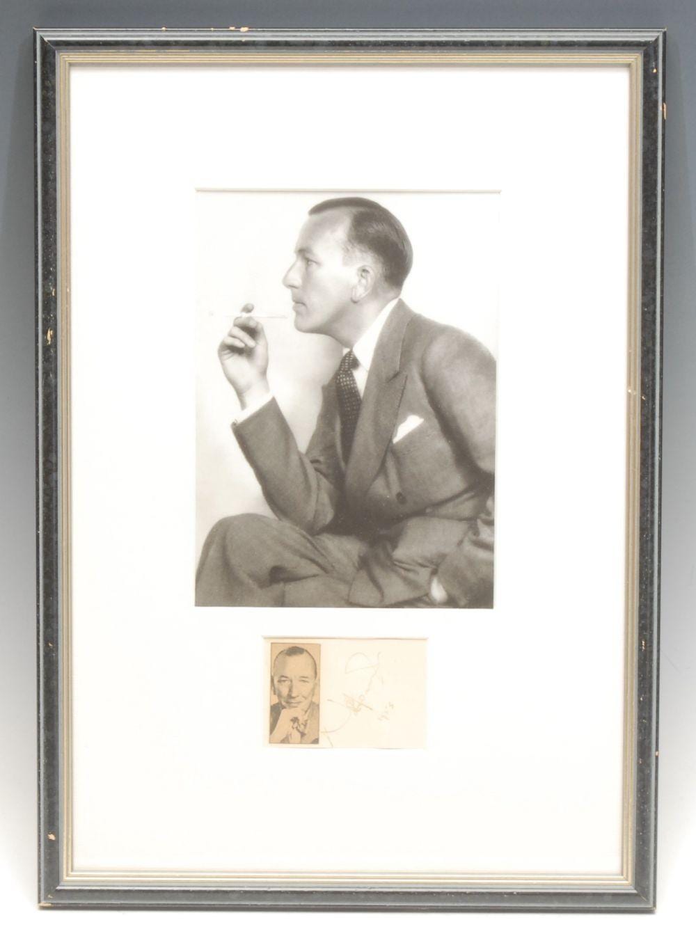 Dorothy Wilding comparable auction result: dorothy wilding 1893 1976 noel coward signed by noel coward dated 1953 photograph 18cm x 13cm