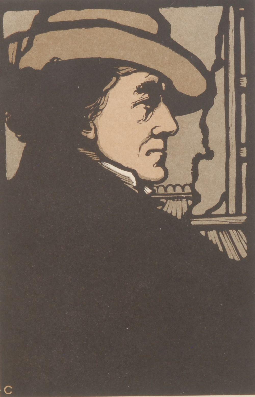 edward gordon craig 1872 1966 henry irving signed in block colour woodcut 20cm x 13cm · Bamfords Auctioneers and Valuers Ltd · 2024-09-26 Edward Gordon Craig comparable auction result: edward gordon craig 1872 1966 henry irving signed in block colour woodcut 20cm x 13cm