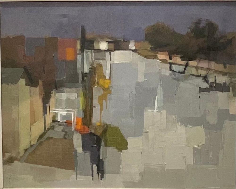 Frank Joseph Archer comparable auction result: frank archer 1912 1995 thames at kingston signed oil on canvas 60cm x 75cm