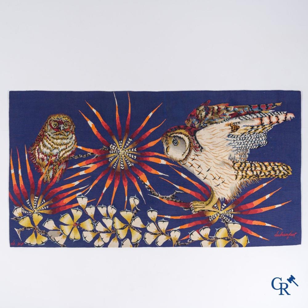 Edmond Dubrunfaut comparable auction result: edmond dubrunfaut 1920 2007 owls signed dubrunfaut and de wit manufacture royale malines