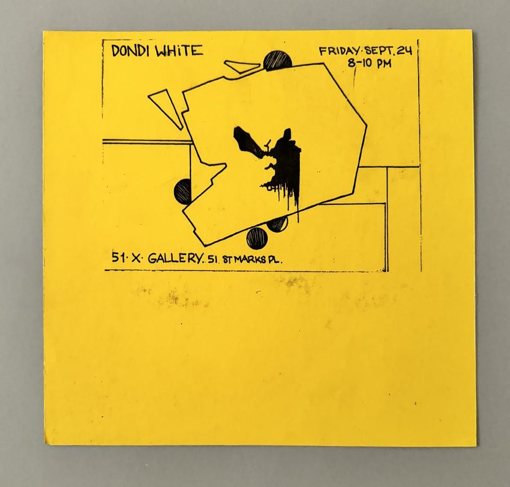 Dondi White comparable auction result: dondi white donald j white dit am ricain 1961 1998 the ugly man 1982