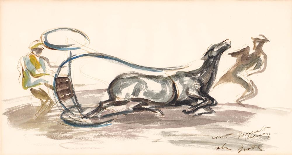 John Groth comparable auction result: john groth new york 1908 1988 watercolor
