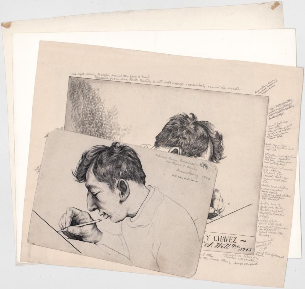 Keith Shaw Williams comparable auction result: keith shaw williams etching proofs study