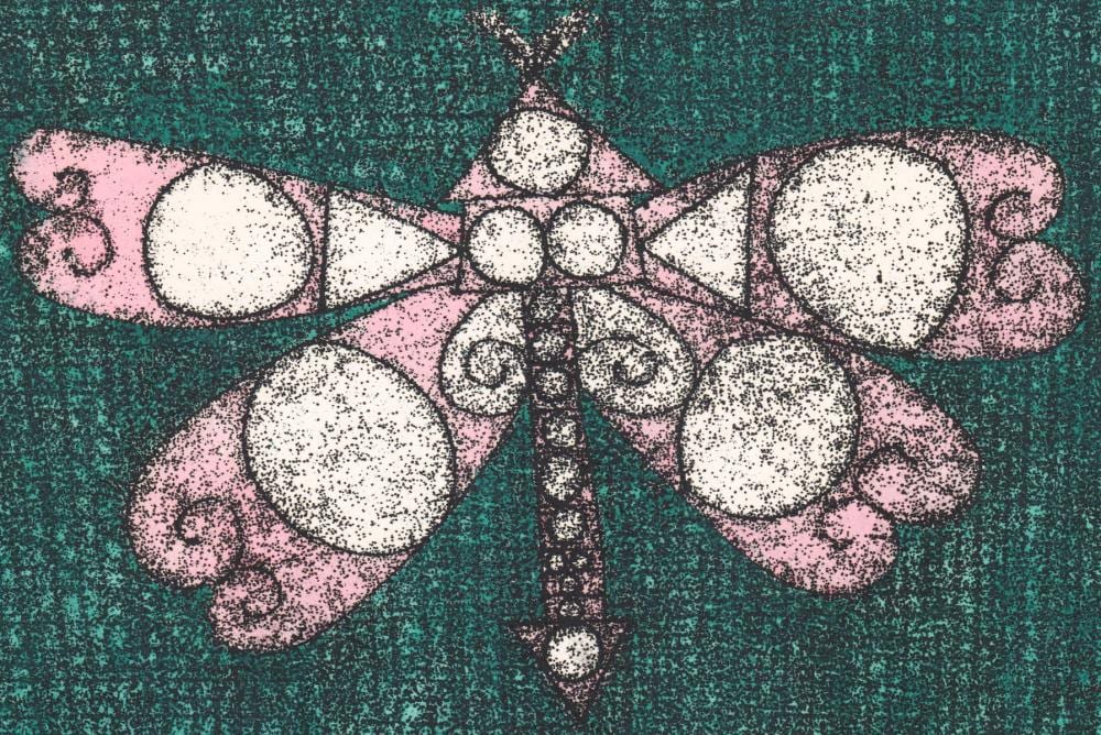 yasuhide kobashi original mixed media pink moth · Grant Zahajko Auctions, LLC · 2024-10-16 Yasuhide Kobashi comparable auction result: yasuhide kobashi original mixed media pink moth