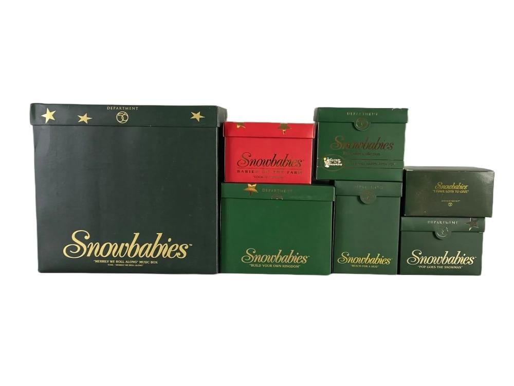 Group of Department 56 Snowbabies Figurines sold by Matthew Bullock Auctioneers, lot 956 — auction record photograph