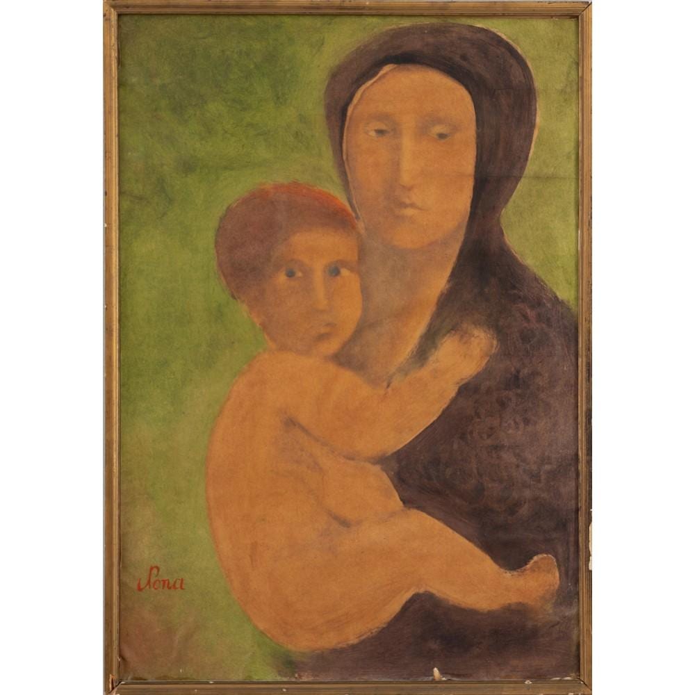 angelo nona maternit tecnica mista su carta · Benedetto Trionfante Auction House s.r.l · 2024-09-28 Angelo Nona comparable auction result: angelo nona maternit tecnica mista su carta