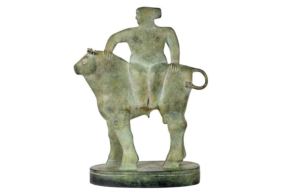 Kobe comparable auction result: kobe 1950 2014 europa sculpture in bronze wi