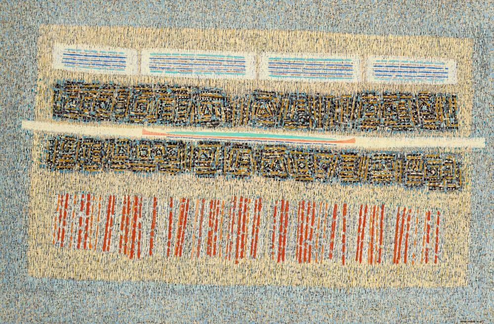 Rhee Seundja (1918-2009). Jamais vu de mémoire d’arbre (Never seen the memo comparable sale