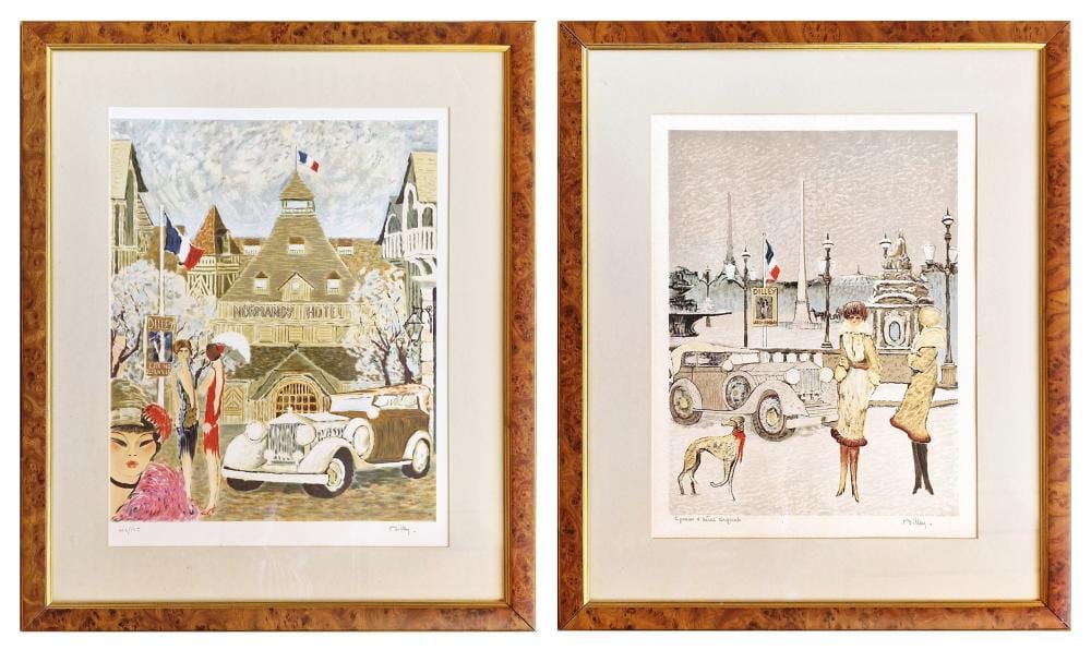 Ramon Dilley comparable auction result: ramon dilley 1932 les parisiennes et normandy h tel