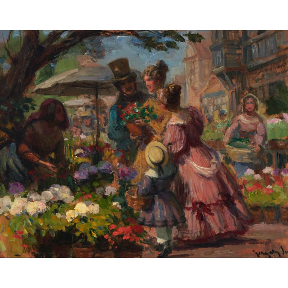 imre gergely 1868 1914 untitled flower market · Waddington's · 2024-09-26 Imre Gergely comparable auction result: imre gergely 1868 1914 untitled flower market