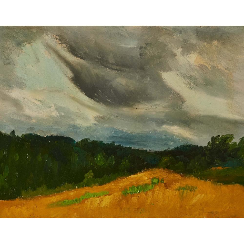 Louis Muhlstock comparable auction result: louis muhlstock 1904 2001 landscape