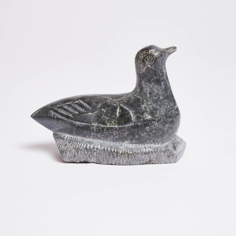 Noah Nowrakudluk comparable auction result: noah nowrakudluk b 1916 swimming bird 1980