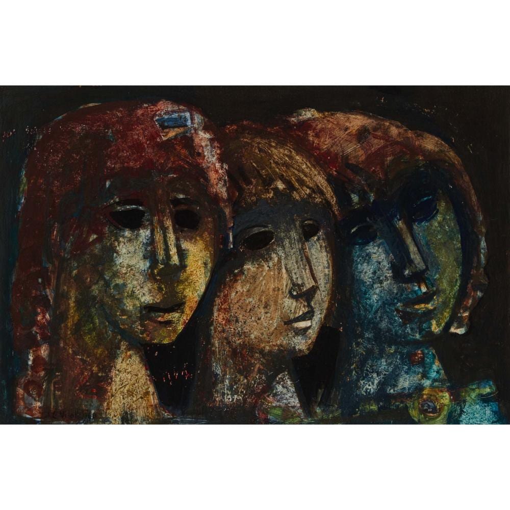 Jesus Carlos de Vilallonga comparable auction result: jesus carlos de vilallonga 1927 2018 untitled three faces