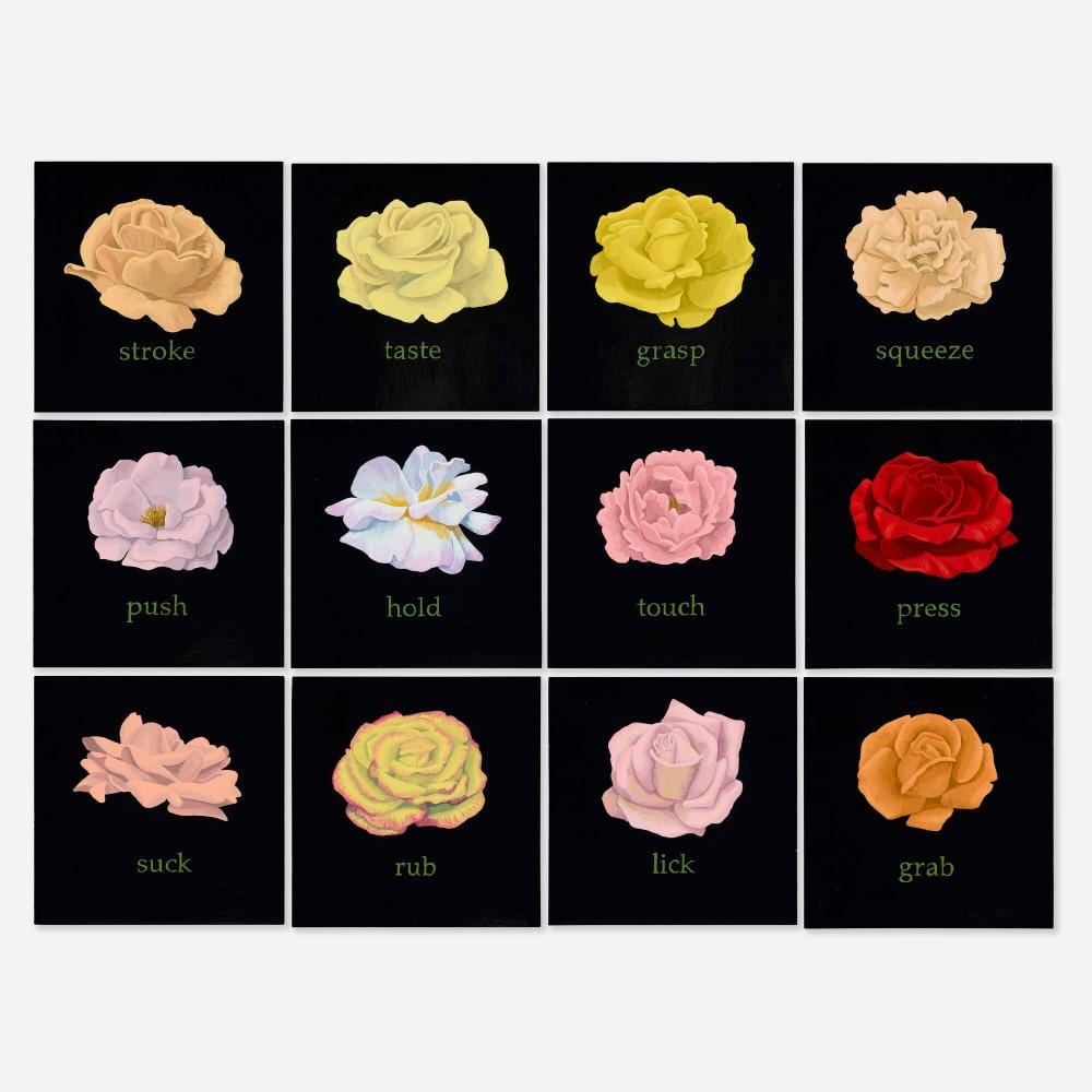 Julia Jacquette comparable auction result: julia jacquette twelve kinds of rose