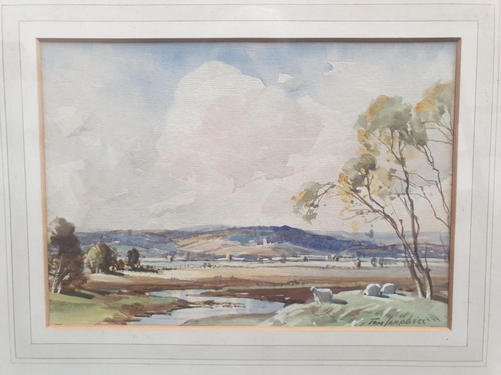 Tom Campbell comparable auction result: tom campbell 1865 1943 a galloway landscape