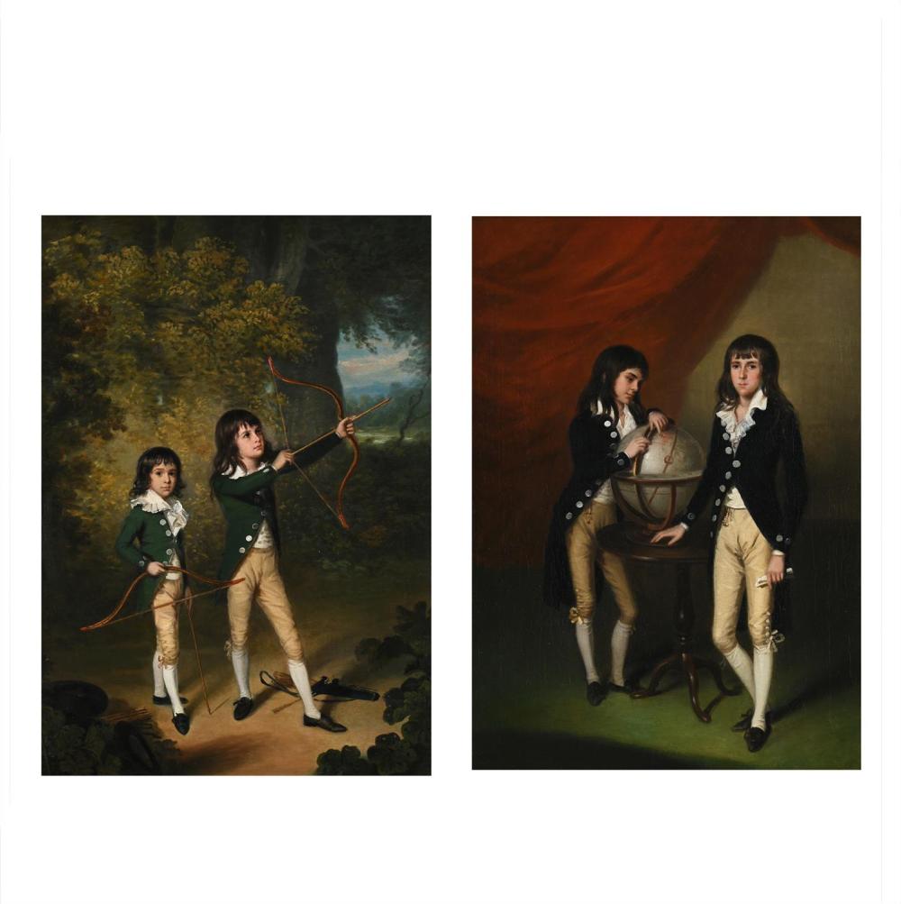 arthur william devis british 1762 1822 a double portrait of two boys 2 · Dreweatts 1759 Fine Sales · 2024-10-09 Arthur William Devis comparable auction result: arthur william devis british 1762 1822 a double portrait of two boys 2