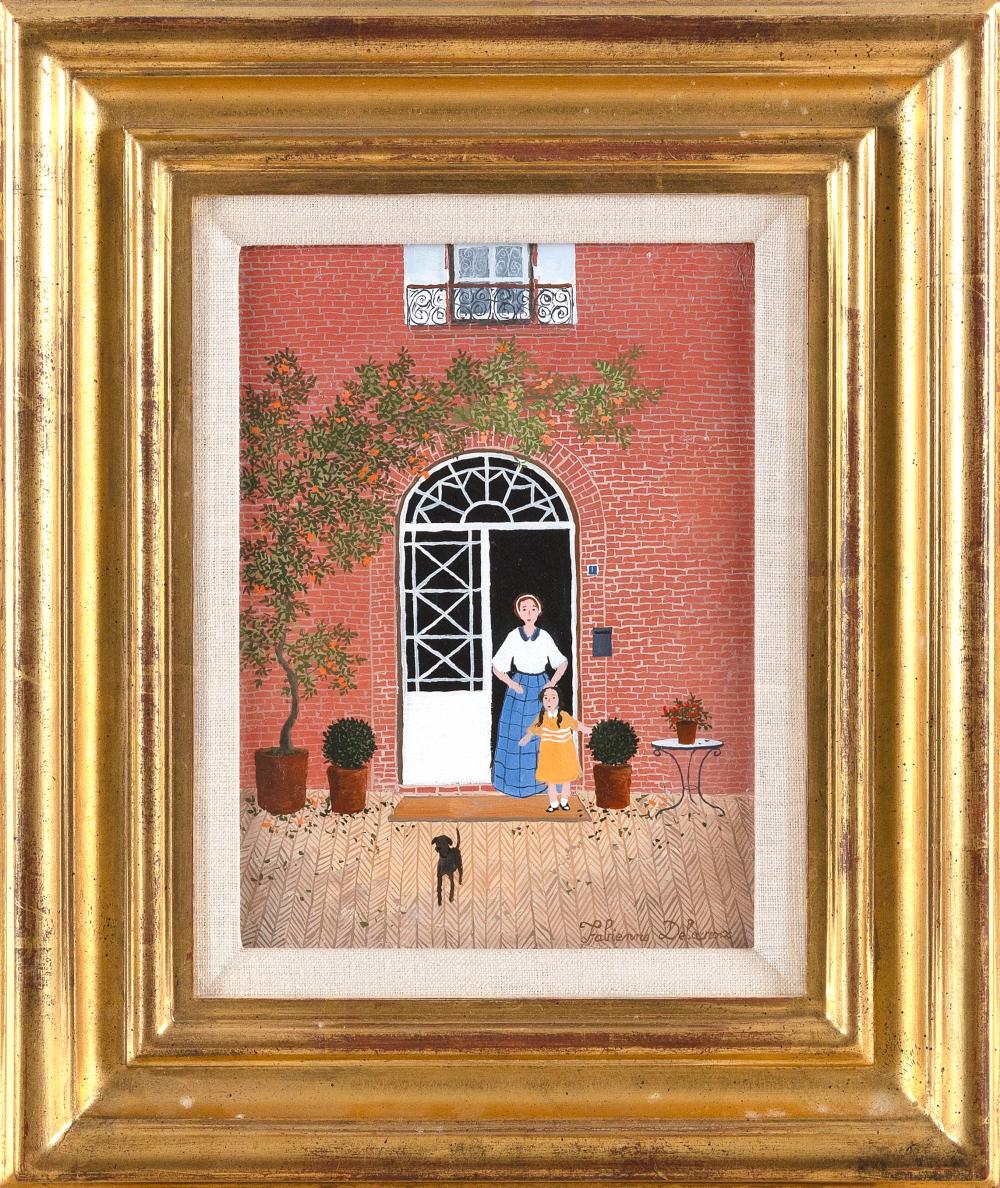 Fabienne Delacroix comparable auction result: fabienne delacroix france madagascar 1972 eastwood acrylic on canvas 8 75 x 6 25 framed 13 75 x 11 5