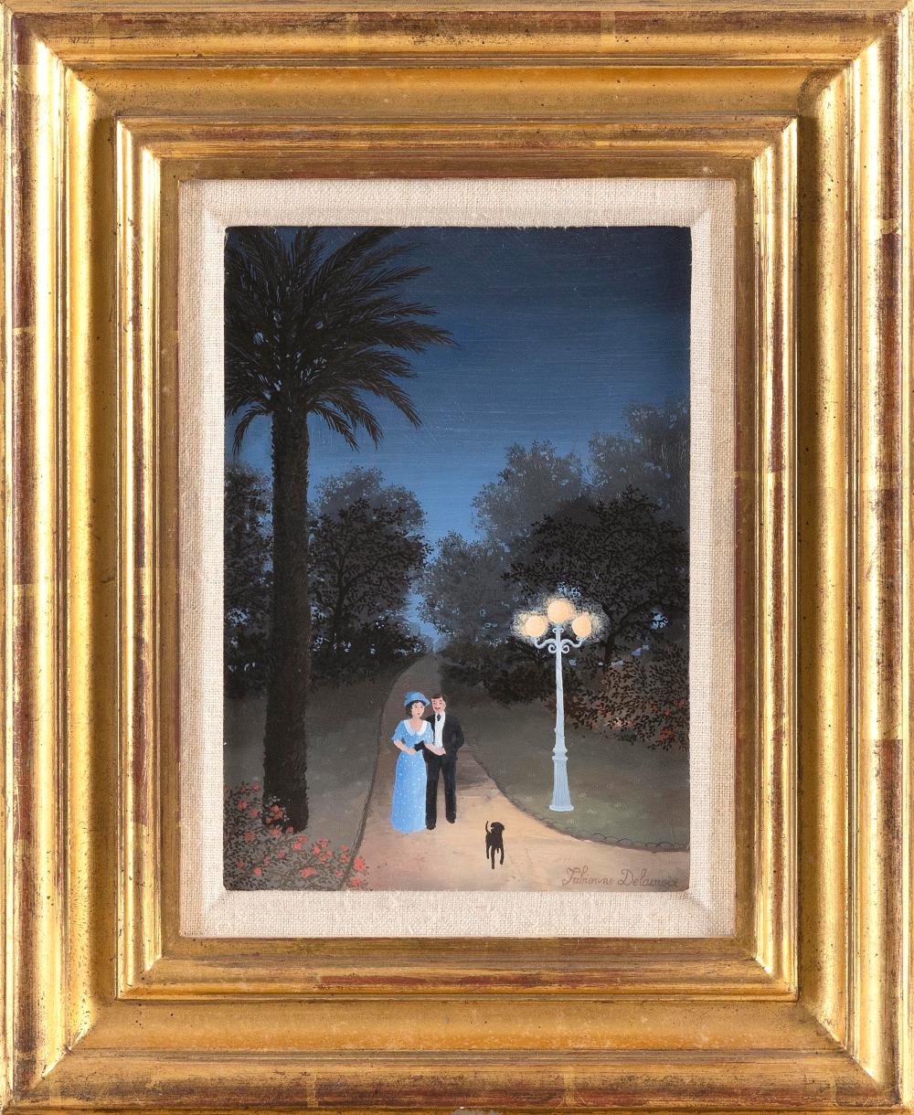 Fabienne Delacroix comparable auction result: fabienne delacroix france madagascar 1972 d claration d amour declaration of love acrylic on canvas 8 75 x 6 25 framed 13 75 x 11 25