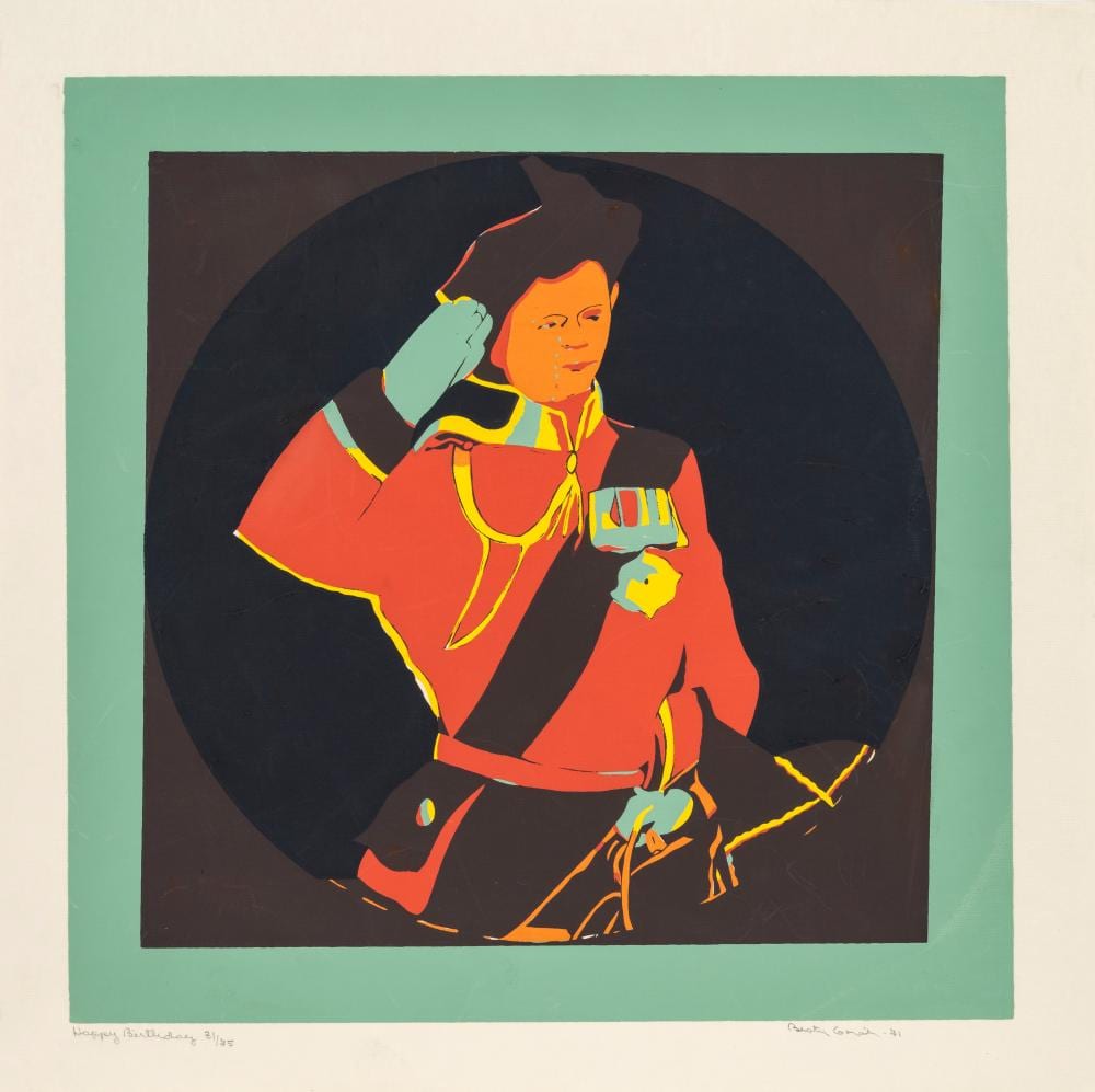 Beatriz González - Happy Birthday, 1971 comparable sale