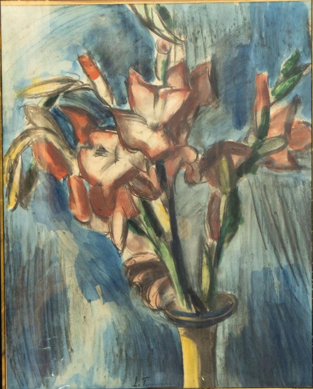 Henri Le Fauconnier comparable auction result: henri le fauconnier 1881 1946 stilleven met amaryllissen