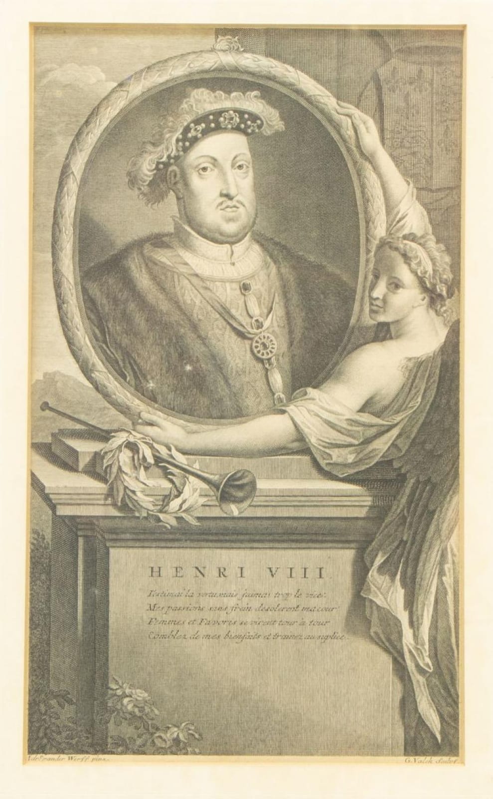 gerard valck 1651 1726 portret van henri viii · Veilinghuis Onder de Boompjes · 2024-09-23 Gerard Valck comparable auction result: gerard valck 1651 1726 portret van henri viii