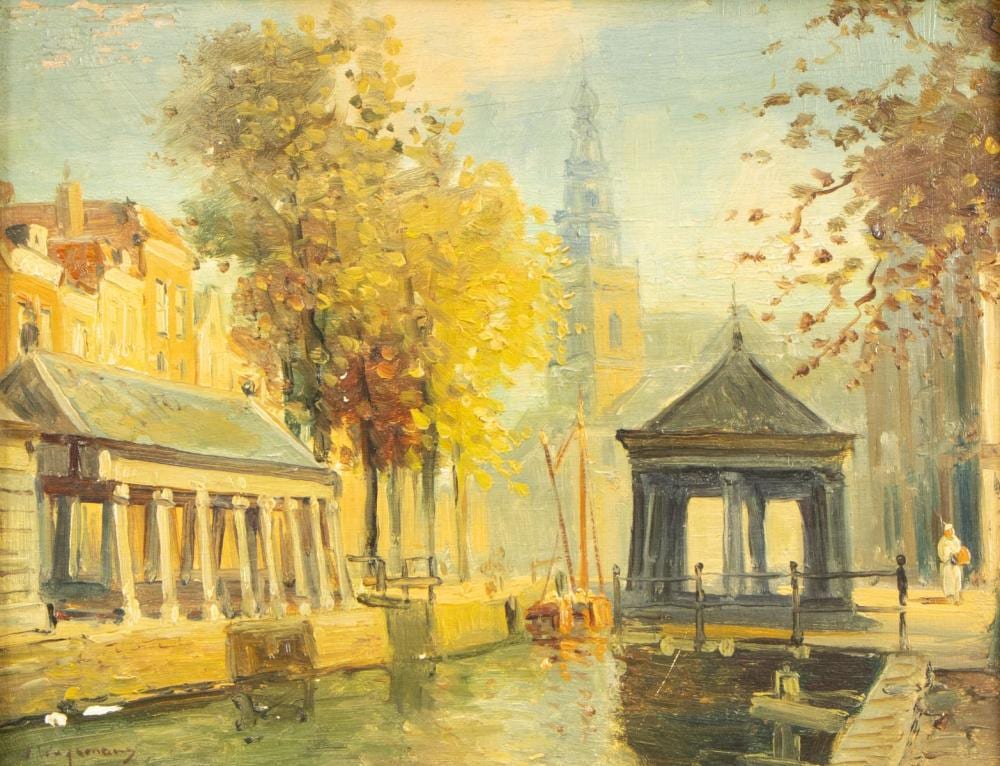 Pieter Johannes Alexander Wagemans comparable auction result: pieter johannes alexander wagemans 1879 1955 de visbanken te gouda