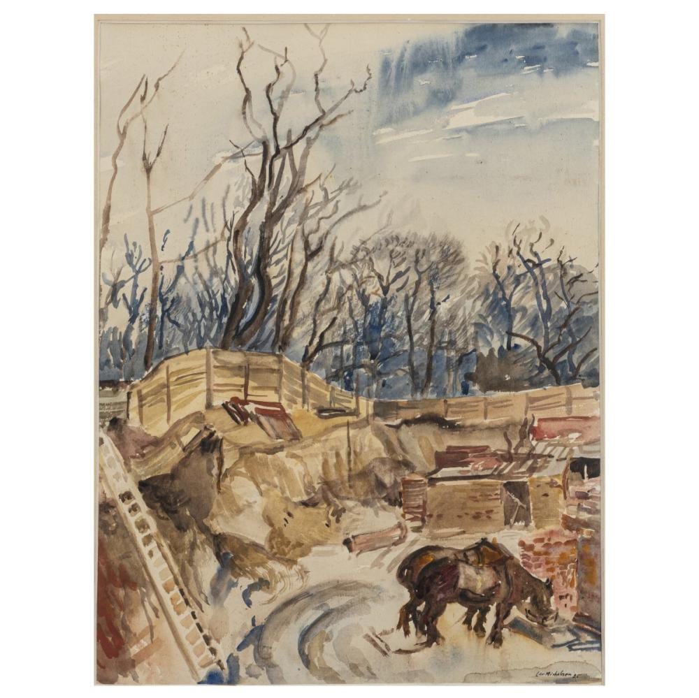 leo michelson 1887 riga 1978 new york city view of a brickyard 1925 · Quittenbaum Kunstauktionen GmbH · 2024-10-16 Leo Michelson comparable auction result: leo michelson 1887 riga 1978 new york city view of a brickyard 1925
