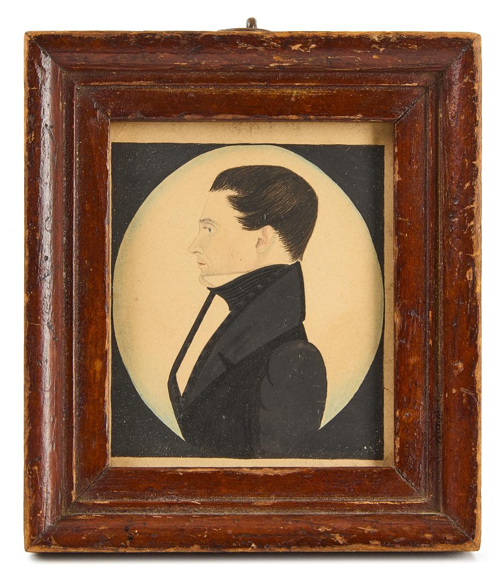 Justus Dalee comparable auction result: justus dalee miniature portrait of cornelius gaston