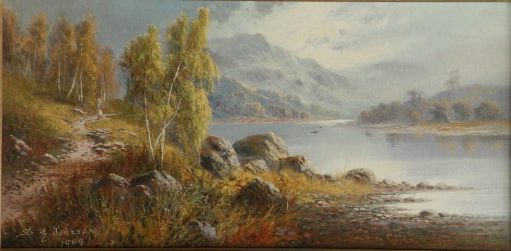 Sidney Yates Johnson comparable auction result: sidney yates johnson fl 1890 1926 oil on canva