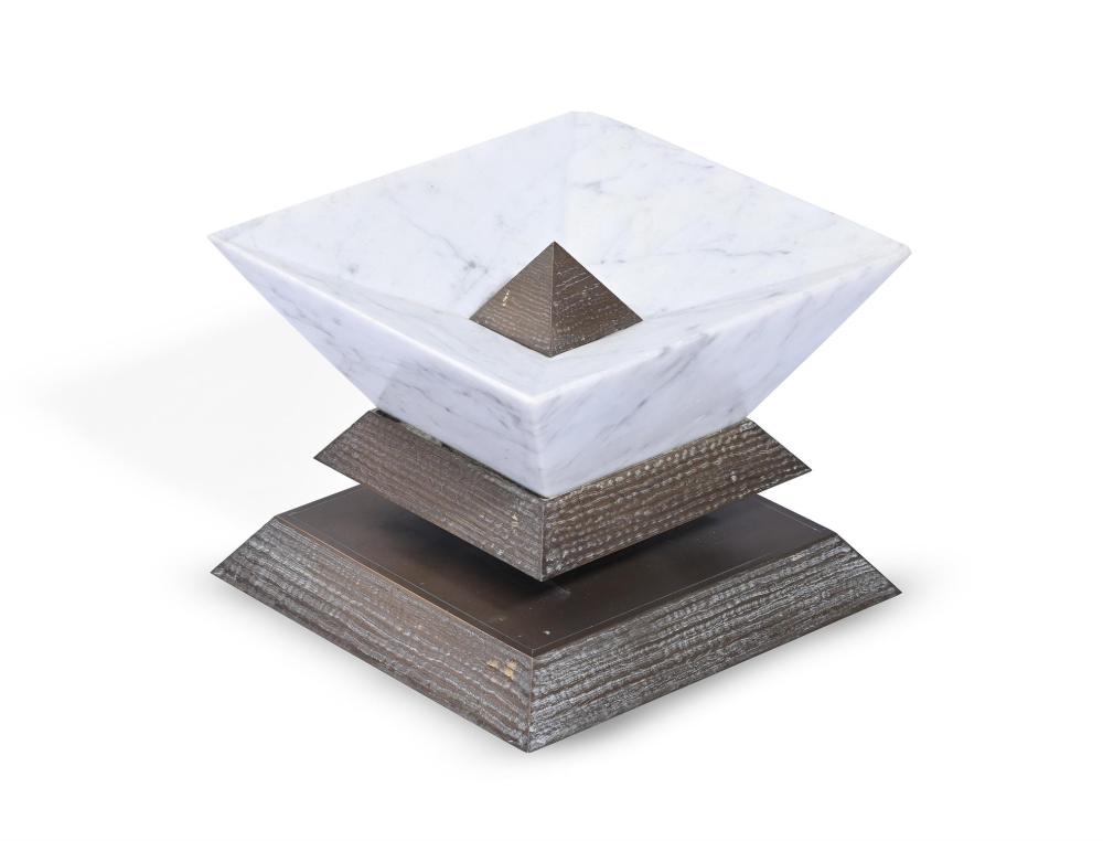 Angela Conner comparable auction result: angela conner british b 1935 double pyramid